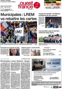 Ouest-France N°20190618 du 18 juin 2019 à télécharger sur iPad