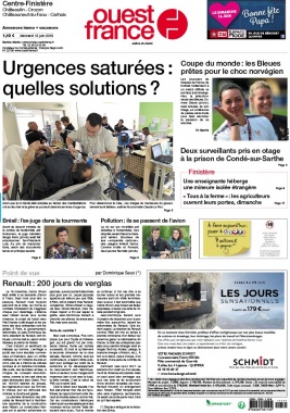 Ouest-France N°20190612 du 12 juin 2019 à télécharger sur iPad