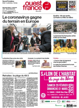 Ouest-France N°20200226 du 26 février 2020 à télécharger sur iPad
