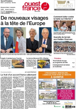 Ouest-France N°20190703 du 03 juillet 2019 à télécharger sur iPad