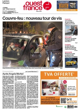 Ouest-France N°20210115 du 15 janvier 2021 à télécharger sur iPad