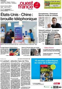 Ouest-France N°20190521 du 21 mai 2019 à télécharger sur iPad