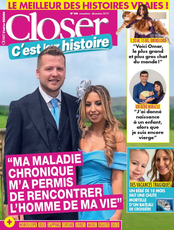 Closer C'est leur Histoire 08 novembre 2019 Closer C'est leur Histoire du 08 novembre 2019