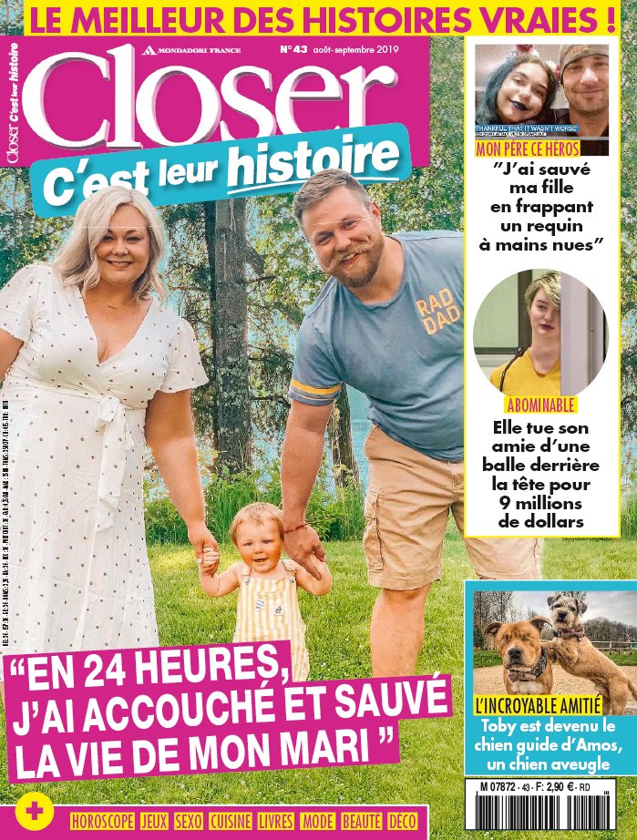 Closer C'est leur Histoire 02 août 2019 Closer C'est leur Histoire du 02 août 2019