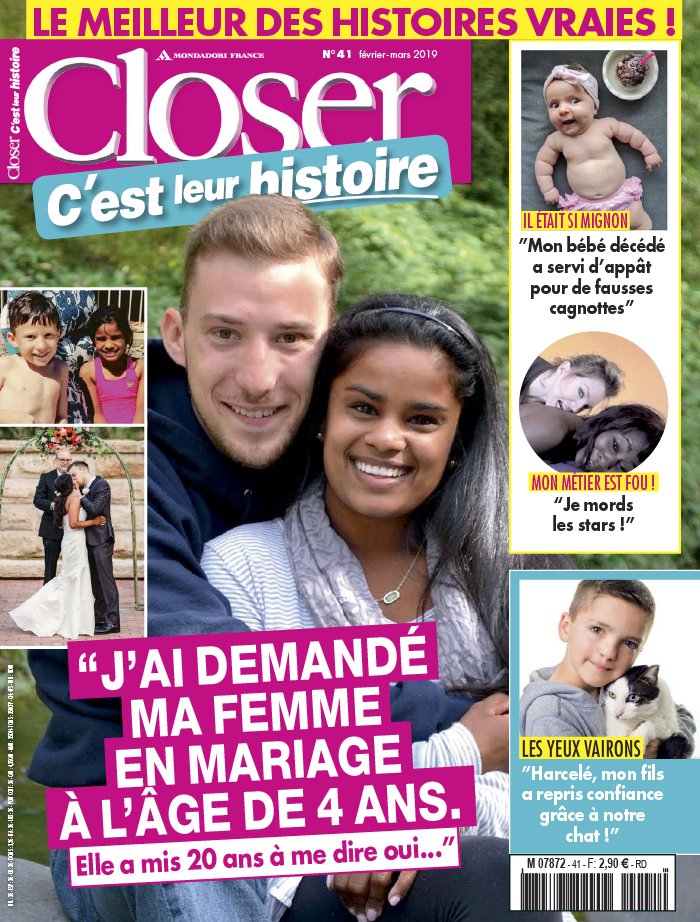 Closer C'est leur Histoire 15 février 2019 Closer C'est leur Histoire N°41 du 15 février 2019 à télécharger sur iPad