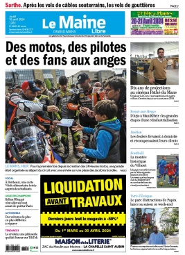 Lisez Le Maine Libre - Grand Mans du 18 avril 2024 sur ePresse.fr