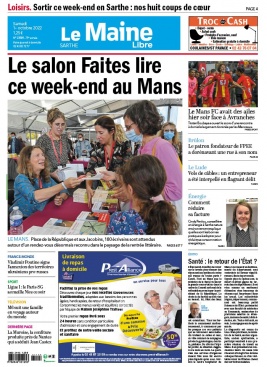 Lisez Le Maine Libre - Sarthe du 01 octobre 2022 sur ePresse.fr