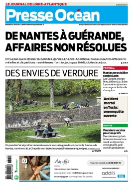 Presse Océan 18 avril 2021 Presse Océan - Nantes Nord du 18 avril 2021