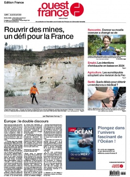 Ouest-France édition France N°20240425 du 25 avril 2024 à télécharger sur iPad