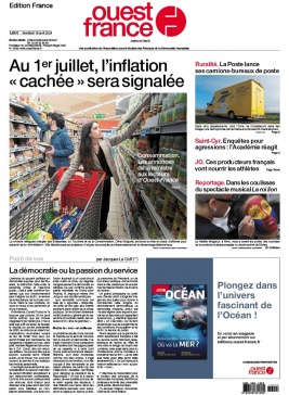 Ouest-France édition France N°20240419 du 19 avril 2024 à télécharger sur iPad