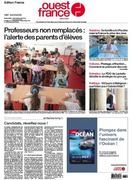 Lisez Ouest-France édition France du 18 avril 2024 sur ePresse.fr