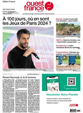 Ouest-France édition France N°20240417 du 17 avril 2024 à télécharger sur iPad
