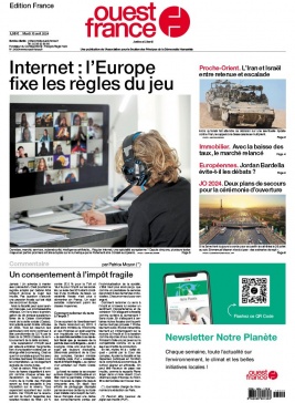 Lisez Ouest-France édition France du 16 avril 2024 sur ePresse.fr