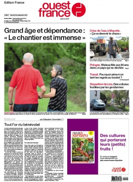 Lisez Ouest-France édition France du 30 septembre 2023 sur ePresse.fr