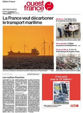Ouest-France édition France N°20221109 du 09 novembre 2022 à télécharger sur iPad
