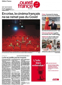 Ouest-France édition France N°20221015 du 15 octobre 2022 à télécharger sur iPad