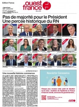 Ouest-France édition France N°20220620 Du 20 Juin 2022 à Télécharger ...