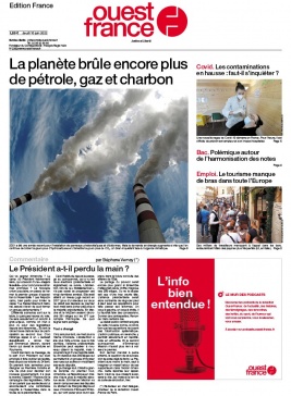 Ouest-France édition France N°20220616 du 16 juin 2022 à télécharger sur iPad