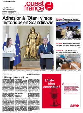 Lisez Ouest-France édition France du 16 mai 2022 sur ePresse.fr