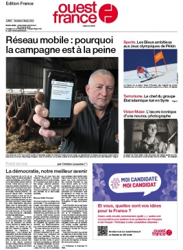 Ouest-France édition France N°20220204 du 04 février 2022 à télécharger sur iPad