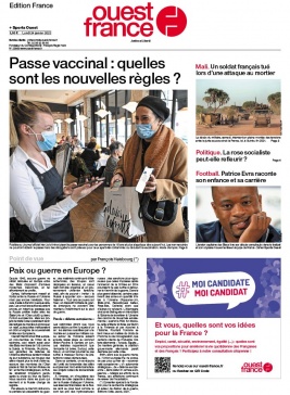 Ouest-France édition France 24 janvier 2022