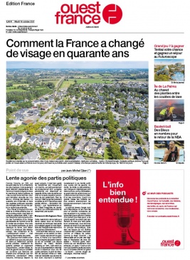 Ouest-France édition France N°20211019 du 19 octobre 2021 à télécharger sur iPad