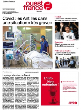 Ouest-France édition France N°20210811 du 11 août 2021 à télécharger sur iPad