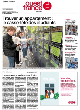 Ouest-France édition France N°20210805 du 05 août 2021 à télécharger sur iPad