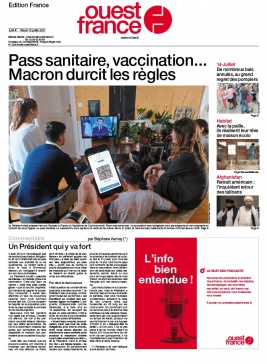 Ouest-France édition France N°20210713 du 13 juillet 2021 à télécharger sur iPad