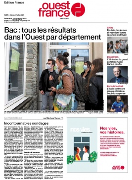 Ouest-France édition France N°20210707 du 07 juillet 2021 à télécharger sur iPad