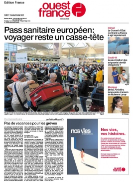 Ouest-France édition France N°20210702 du 02 juillet 2021 à télécharger sur iPad
