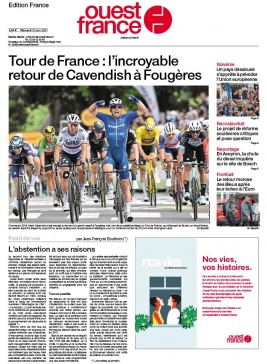 Ouest-France édition France N°20210630 du 30 juin 2021 à télécharger sur iPad