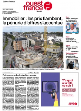 Ouest-France édition France N°20210615 du 15 juin 2021 à télécharger sur iPad
