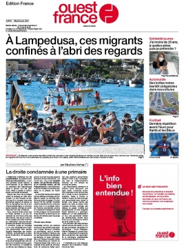 Ouest-France édition France N°20210608 du 08 juin 2021 à télécharger sur iPad