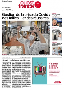 Ouest-France édition France N°20210518 du 18 mai 2021 à télécharger sur iPad
