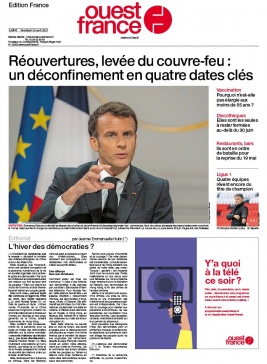 Ouest-France édition France N°20210430 du 30 avril 2021 à télécharger sur iPad