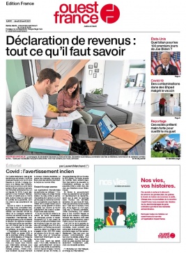 Ouest-France édition France N°20210429 du 29 avril 2021 à télécharger sur iPad