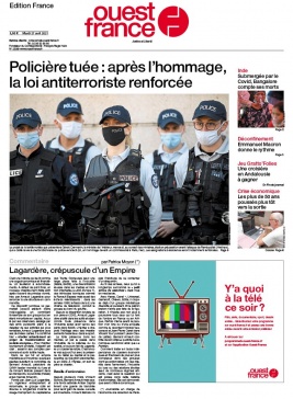 Ouest-France édition France N°20210427 du 27 avril 2021 à télécharger sur iPad