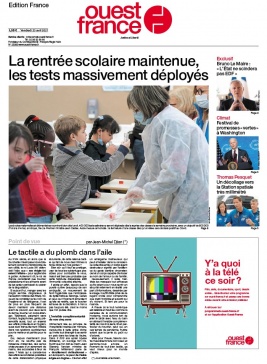 Ouest-France édition France N°20210423 du 23 avril 2021 à télécharger sur iPad
