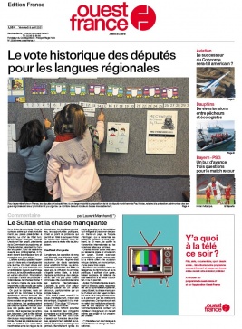 Ouest-France édition France N°20210409 du 09 avril 2021 à télécharger sur iPad