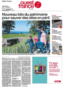 Ouest-France édition France N°20210405 du 05 avril 2021 à télécharger sur iPad