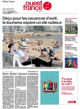 Ouest-France édition France N°20210402 du 02 avril 2021 à télécharger sur iPad