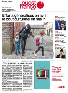 Ouest-France édition France N°20210401 du 01 avril 2021 à télécharger sur iPad