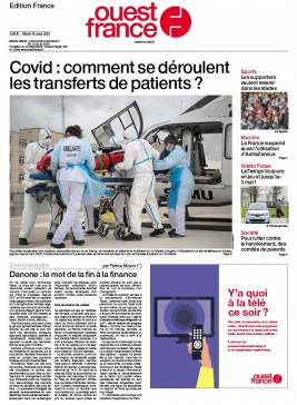 Ouest-France édition France N°20210316 du 16 mars 2021 à télécharger sur iPad