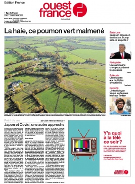 Ouest-France édition France N°20210208 du 08 février 2021 à télécharger sur iPad