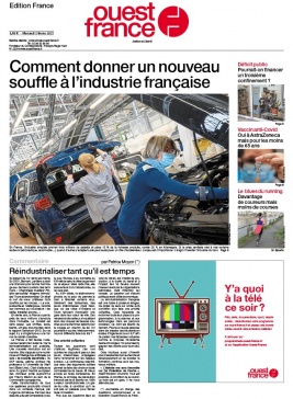 Ouest-France édition France N°20210203 du 03 février 2021 à télécharger sur iPad