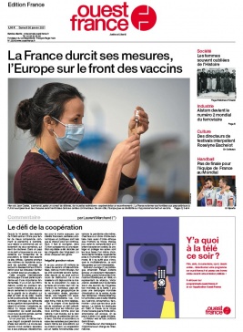 Ouest-France édition France N°20210130 du 30 janvier 2021 à télécharger sur iPad