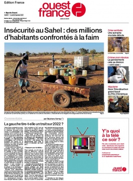 Ouest-France édition France N°20210125 du 25 janvier 2021 à télécharger sur iPad