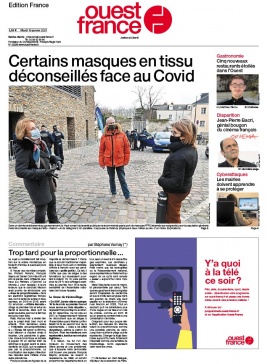Ouest-France édition France N°20210119 du 19 janvier 2021 à télécharger sur iPad