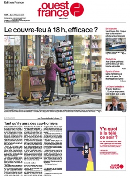 Ouest-France édition France N°20210116 du 16 janvier 2021 à télécharger sur iPad